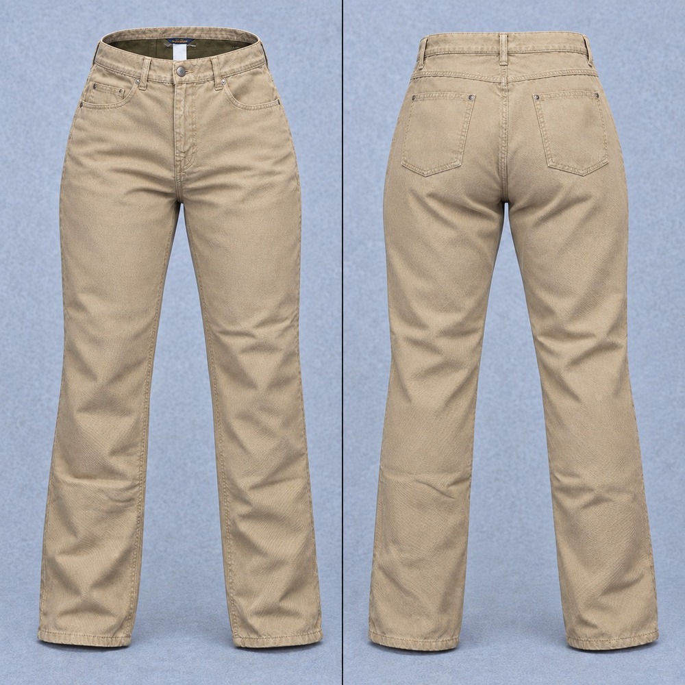 Vintage Woolrich Pants Womens 28x31 Beige Khaki Fleece Lined Winter Outdoors